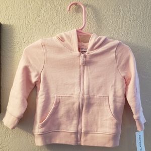 Pink carters zip up